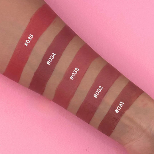 Elixir Me Up Lipstick Long Lasting Satin 034 Cinnamon Roll 3gr