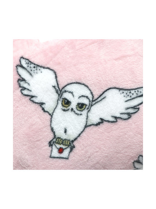 Warner Bros Κουβέρτα Fleece Harry Potter Ροζ 60x72εκ.