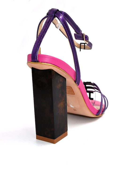 Sandalen Lila