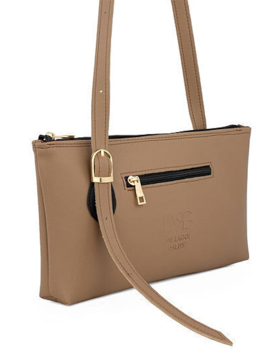 De Raggi Leather Women's Bag Crossbody Beige