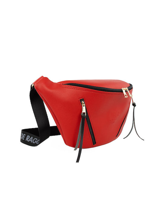 De Raggi Leather Women's Bag Crossbody Red