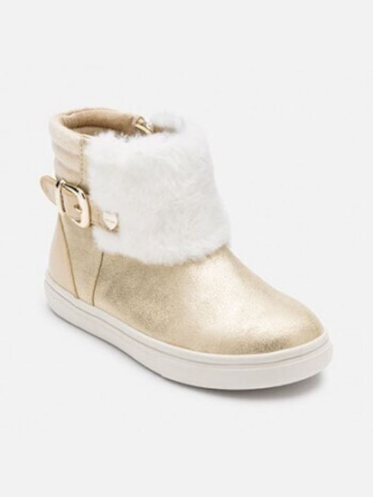 Mayoral Kids Boots Gold