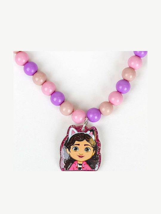 Gabby's Dollhouse Kinder Haargummi Set Rosa 4Stück