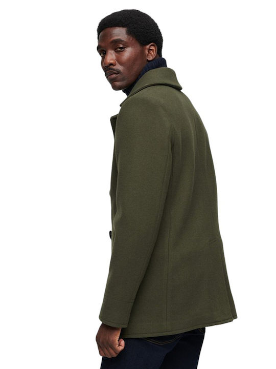 Superdry Peacoat bărbați Khaki