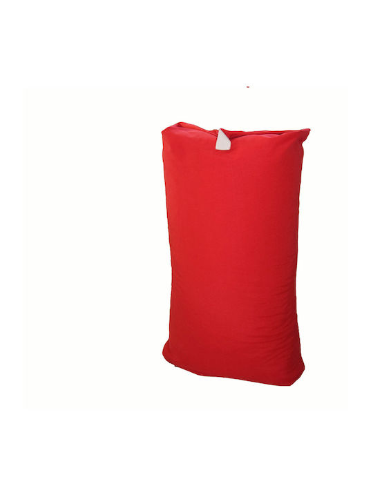 Bean Bag Chair Bolster Basic Red 70x120cm