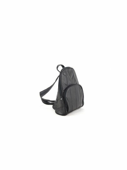 Kouros Leder Damen Tasche Rucksack Schwarz