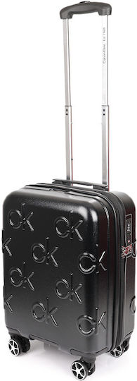 Calvin Klein Lh118is3 Cabin Travel Suitcase Black Velvet-Black Metal with 4 Wheels