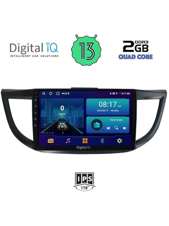 Digital IQ Car Audio System for Honda CR-V 2013-2017 (Bluetooth/USB/AUX/WiFi/GPS/Apple-Carplay/Android-Auto)