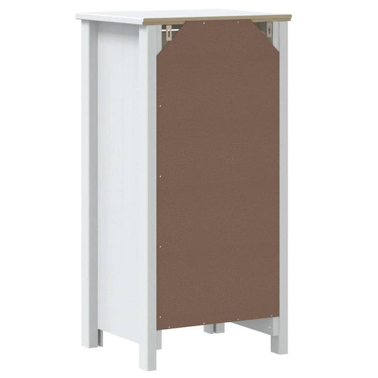 vidaXL Бански Шкаф 40x34x80см Бял