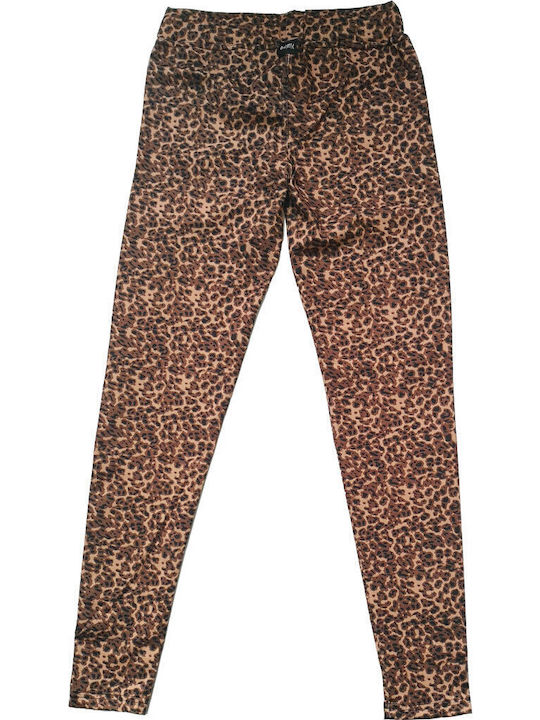 Frauen Lang Leggings Mehrfarbig