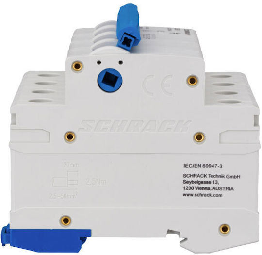 Schrack 4-Poles General Use Panel Push Button Switch 63A