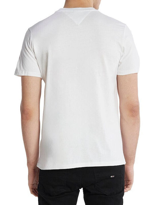 Tommy Hilfiger Tjm T-shirt Bărbătesc cu Mânecă Scurtă White