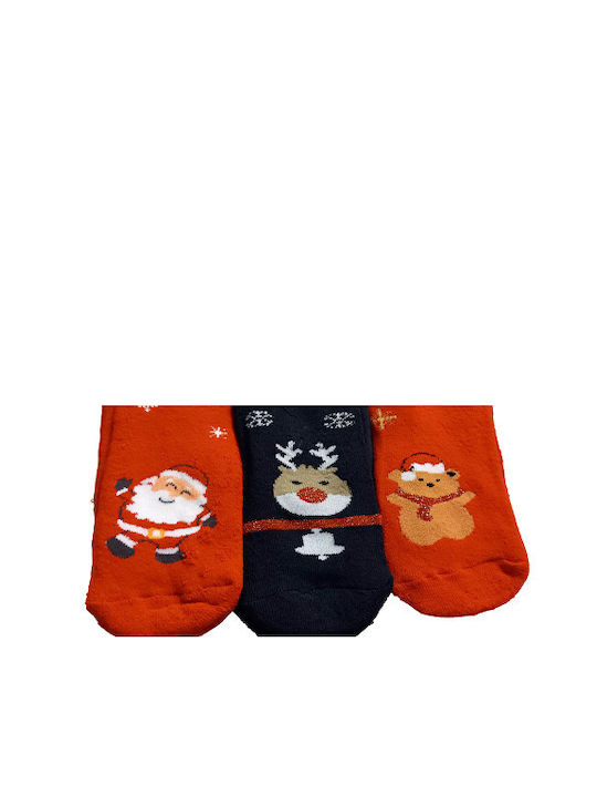 Join Kids' Socks RED-BLUE 3 Pairs