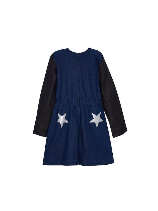 Two In A Castle Kids One-piece Fabric Shorts/Bermuda Blue