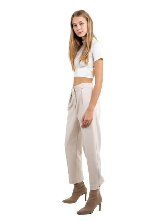 K10012-002 Women's Chino Trousers Beige (Beige)