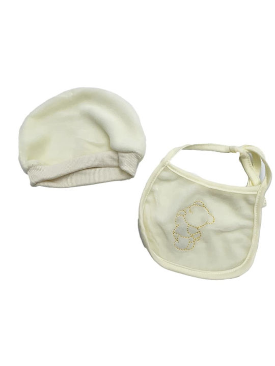 Topaki Set Baby Strampler mit Zubehör Beige