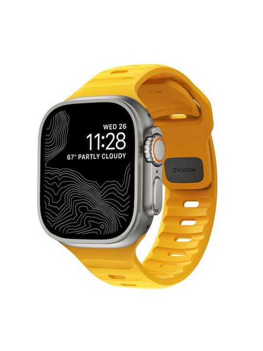 Nomad Sport Strap Strap Silicone Yellow (Apple Watch 42/44/45mm)