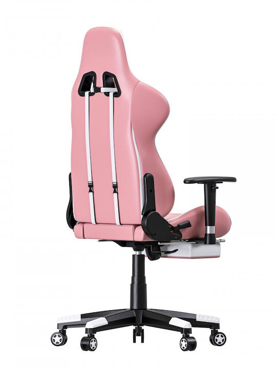 Oneray D0921F Gaming Stuhl mit Fußstütze Rosa