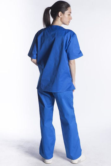 Fageo Unisex Ιατρική Μπλούζα Λευκή