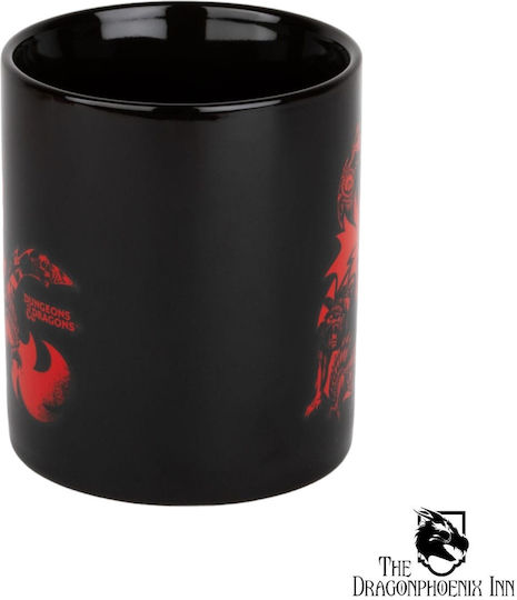 Konix Κούπα Κεραμική Μαύρη 320ml