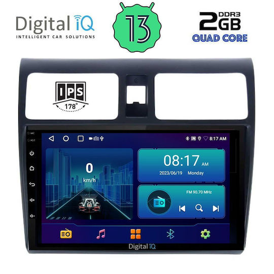 Digital IQ Автомобилна Аудио Система (Блутут/USB/WiFi/GPS/Apple-Carplay/Android-Auto) с Тъчскрийн 10"