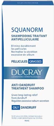 Ducray Squanorm Shampoo For Sensitive Scalp Against Dandruff For Oily Hair 200ml