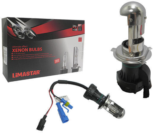 Limastar Lamps Car & Motorcycle H4 Xenon 6000K Cold White 12V 1pcs