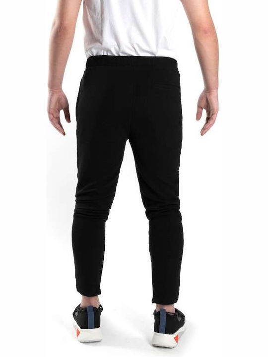 Chino Men's Sweatpants with Rubber Black