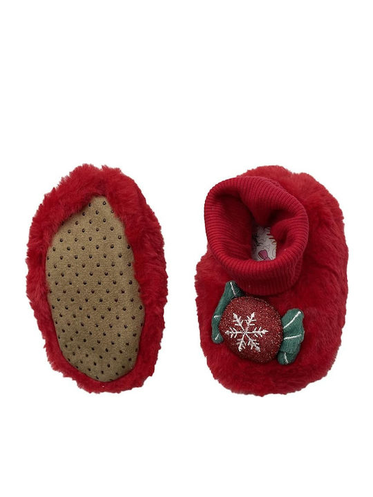 Topaki Rutschfeste Kinder Söckchen Red