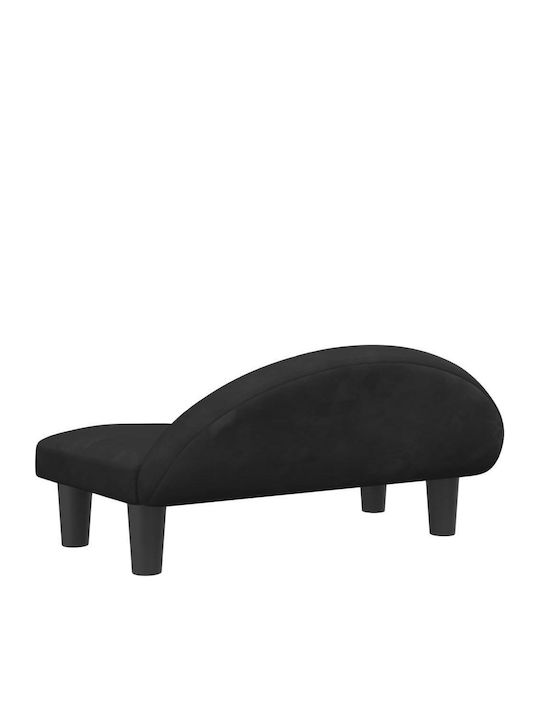 vidaXL Sofa Hundebett Schwarz 70x52cm.