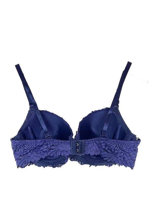 Lace Push Up Bra Purple