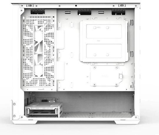 Zalman P30 Gaming Mini Tower Κουτί Υπολογιστή με Πλαϊνό Παράθυρο Λευκό
