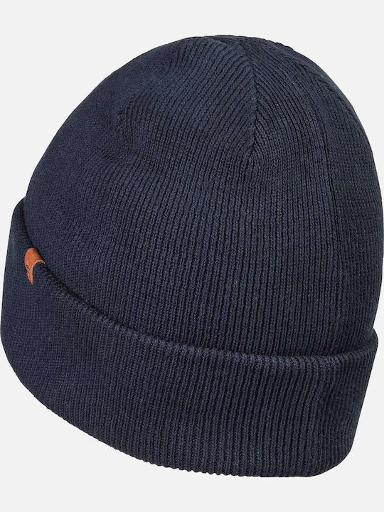 Beanie Ανδρικός Σκούφος Πλεκτός σε Navy Μπλε χρώμα