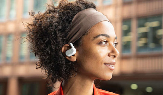 JBL Soundgear Sense Offenes Ohr Bluetooth-Freisprecheinrichtung Kopfhörer mit Schweißresistenz und Ladeetui Weiß