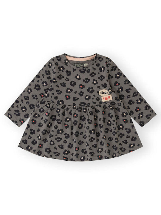 Canada House Kids Dress Gray