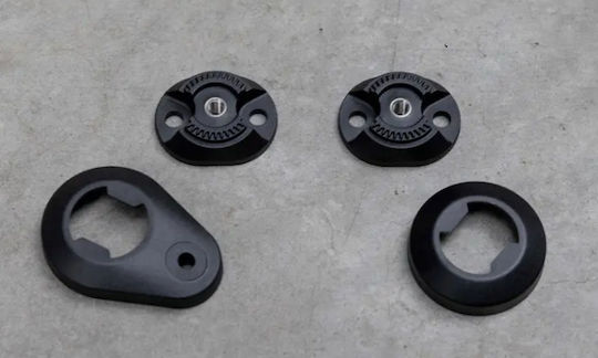 Quad Lock 360 Base Concealed Through Cable Cylinder Head for Motorcycle Mobile Mount