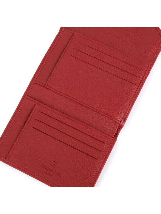 Leather Women's Wallet Classic with RFID Red
