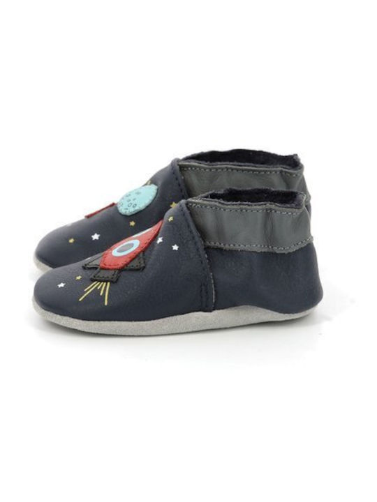 Robeez Baby Hausschuhe Marineblau