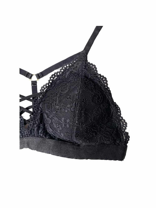 Topaki μαύρο Damen Bralette-BH