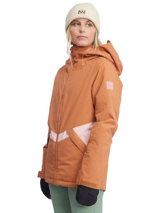 Billabong Good Life Z6JF26 Feminin Jachetă pentru Schi & Snowboard Portocaliu