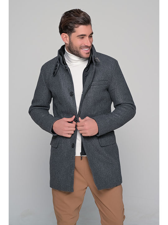 Ben Tailor Men's Coat Charcoal