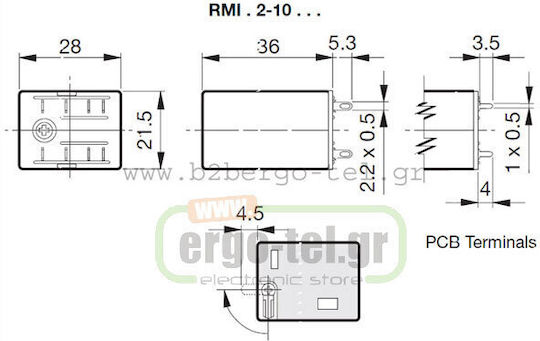 Carlo Gavazzi Industrial Relay Relay 115V 211-028115100