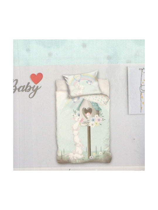 Baby Bettbezug Set mit Kissenbezug Physical 100x135cm.
