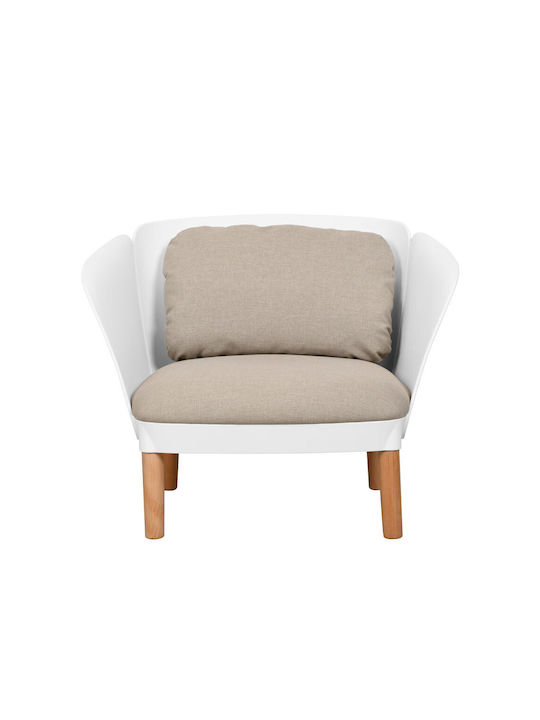 Belina Alb 75x88x88cm