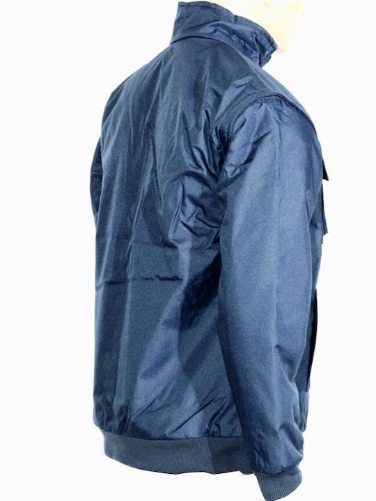 Fageo Work Jacket with Fleece Lining Black