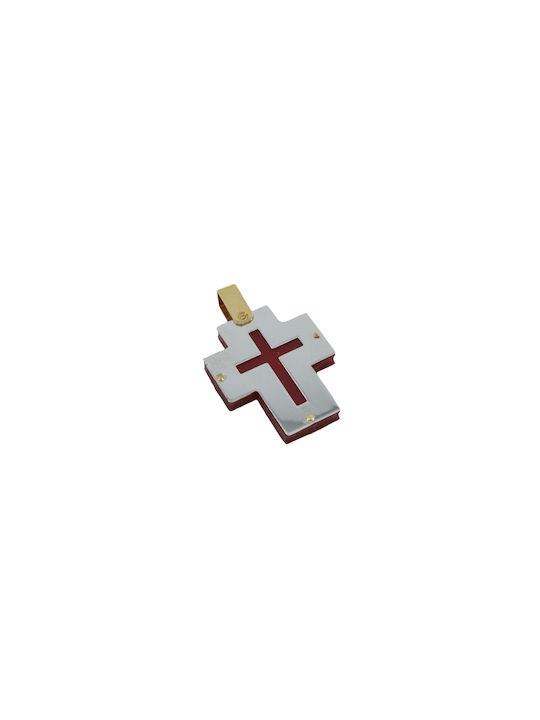 Gold Cross 14K Double Sided