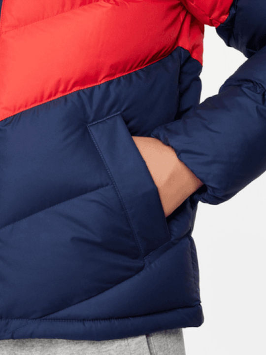 Kids' Sports Jacket with Hood Navy Blue Sportswear