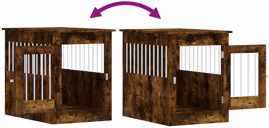 vidaXL Dog Wire Crate 55x80x68cm