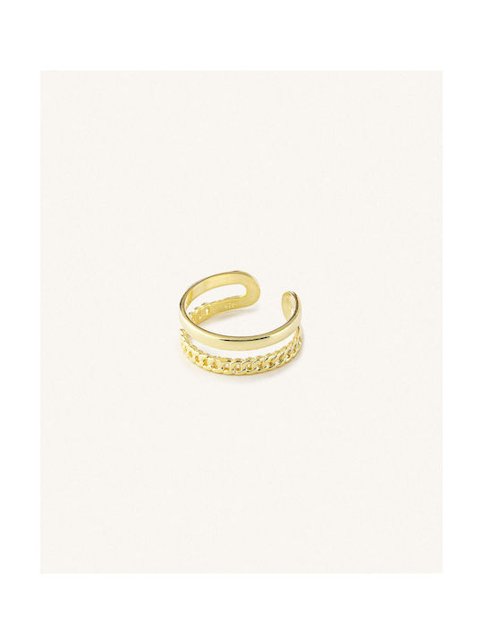 StanStefan Sterling Women's Ring from Silver Gold Plated