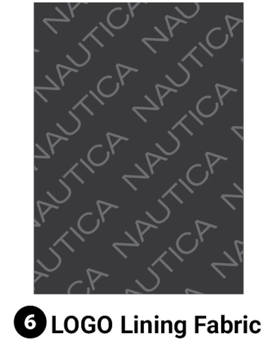 Nautica Μεγάλη Βαλίτσα Ταξιδίου Σκληρή Μπλε με 4 Ρόδες Ύψους 75εκ.
